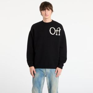 Mikina Off-White Bookish Shared Knit Crewneck Black XXL
