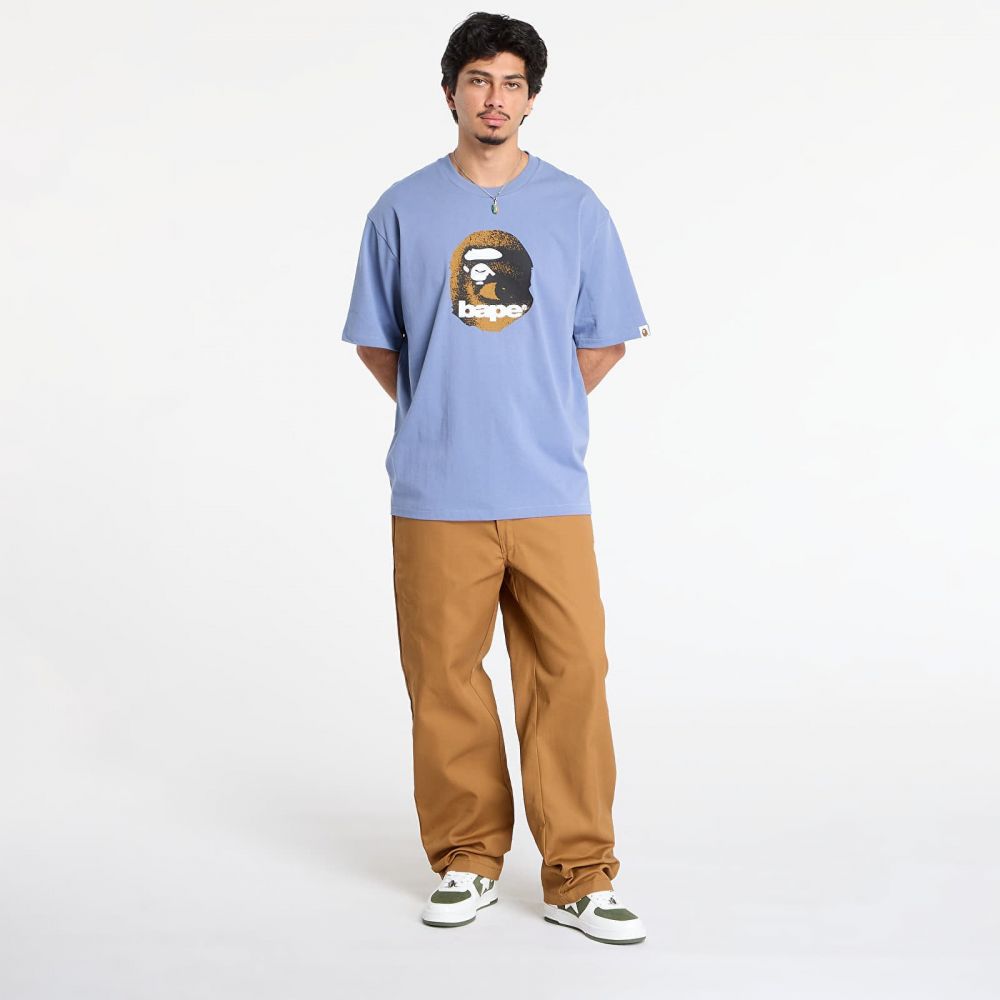Tričko A BATHING APE Ape Head Relaxed Fit Tee Navy M