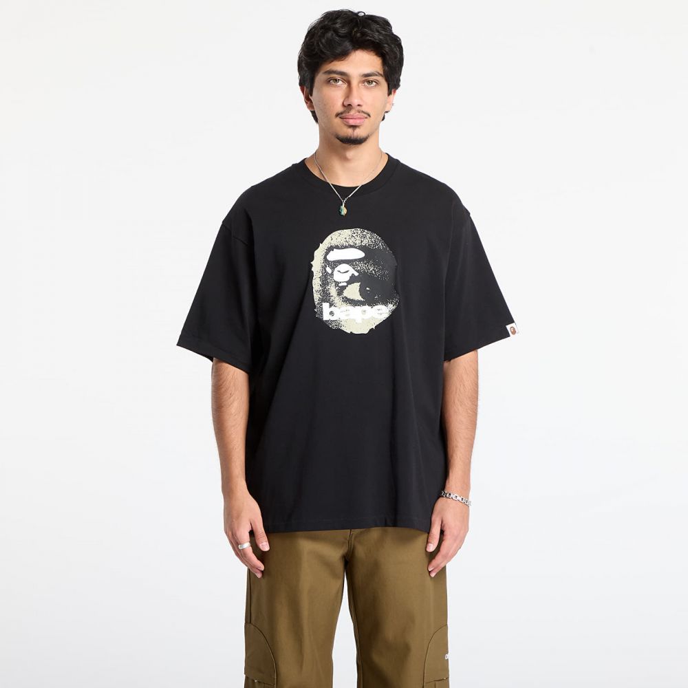 Tričko A BATHING APE Ape Head Relaxed Fit Tee Black S