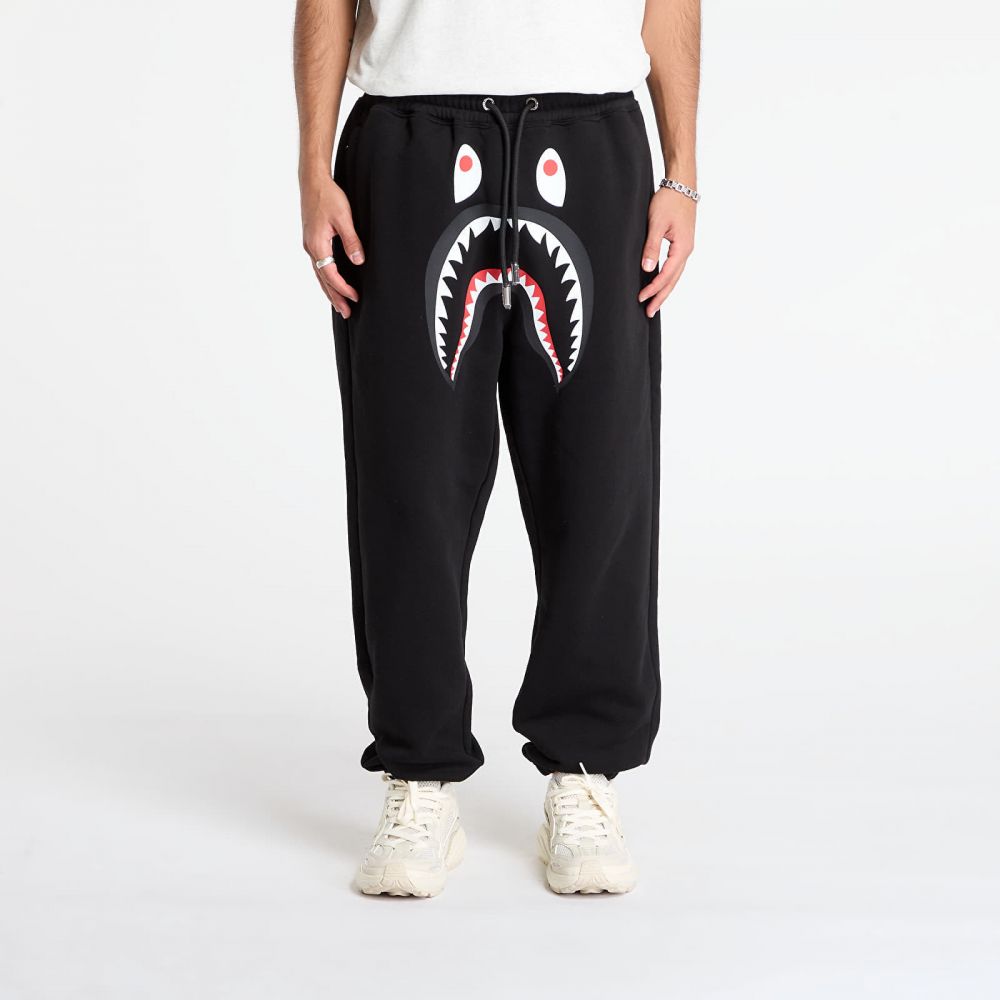 Kalhoty A BATHING APE Shark Relaxed Fit Sweat Pants Black XXL
