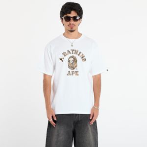 Tričko A BATHING APE Wild Leopard Pattern College Tee Wha L