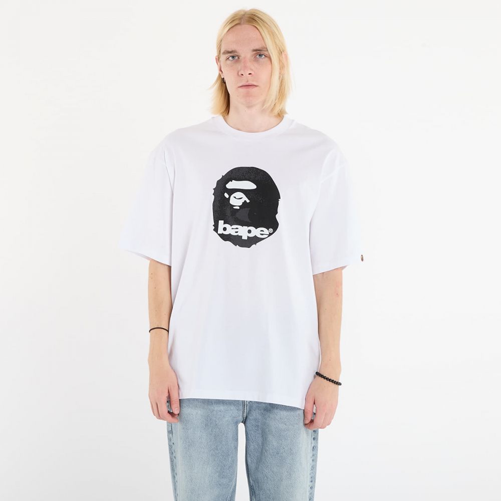 Tričko A BATHING APE Ape Head Relaxed Fit Tee White XL