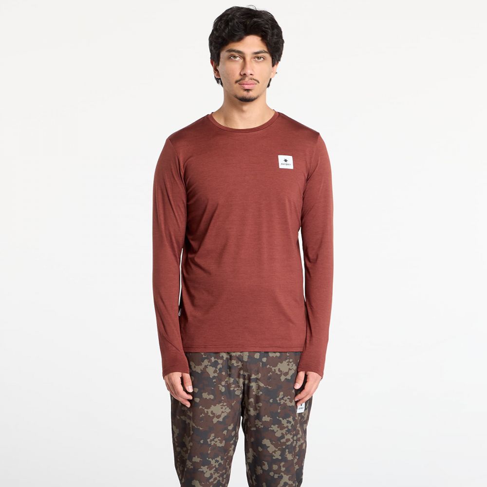 Tričko SAYSKY Statement Pace Long Sleeve Red M