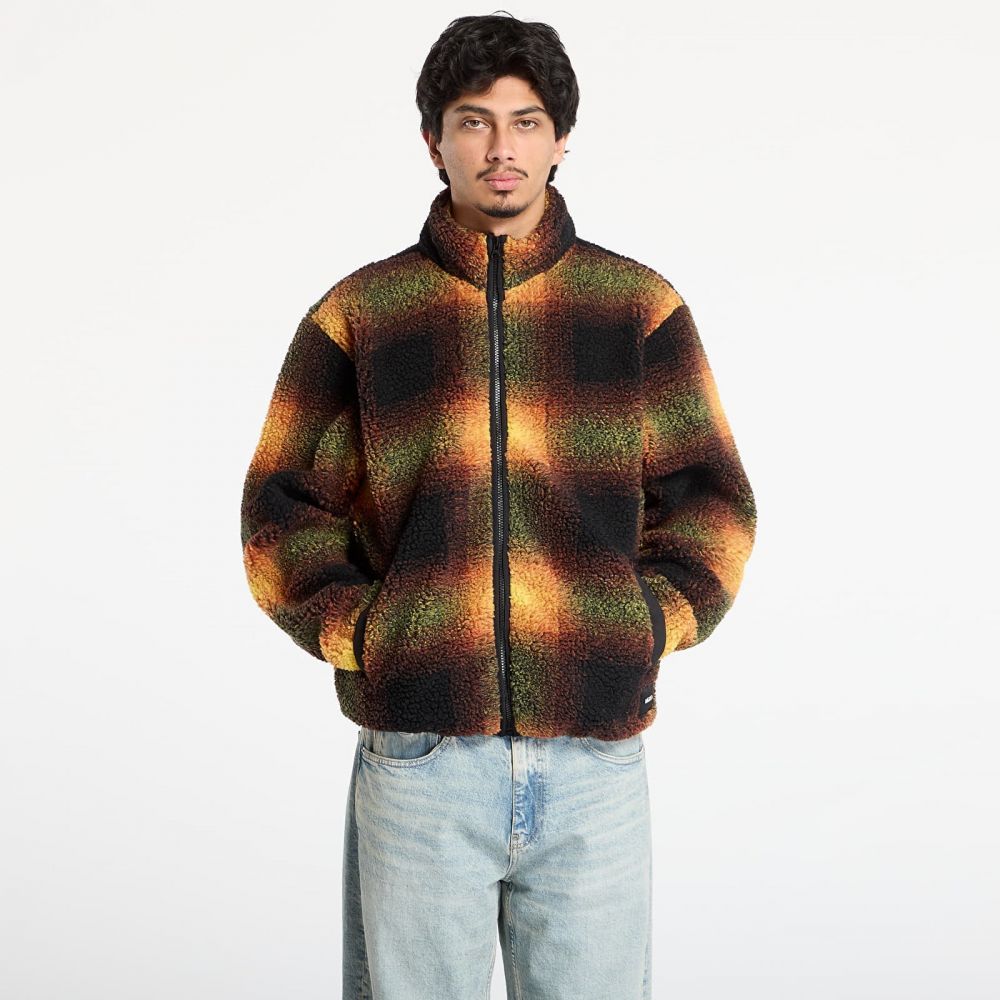 Bunda Vans Heights Sherpa Full Zip Black/ Herritage M