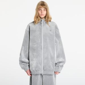 Bunda adidas Brushed Twill Oversized Firebird Track Top Grey Two XS