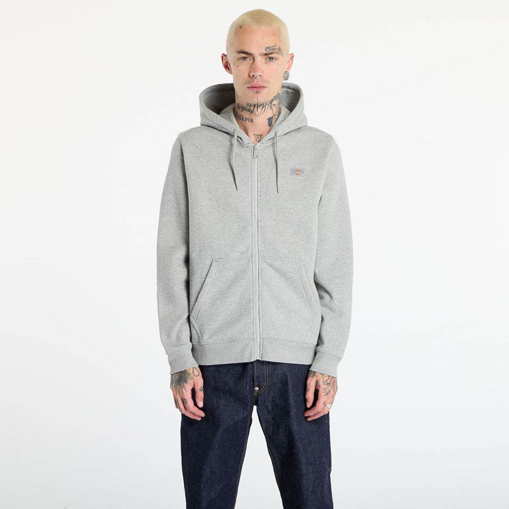 Mikina Dickies Oakport Zip Hoodie Heather Grey XL