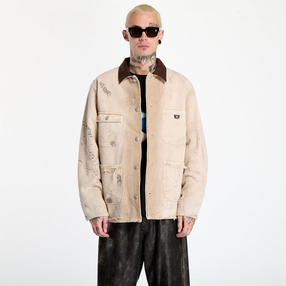 Bunda MISBHV Marfa Twill Work Jacket Dusted White XL