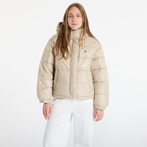 Bunda Calvin Klein Jeans Shine Puffer Jacket Brown L