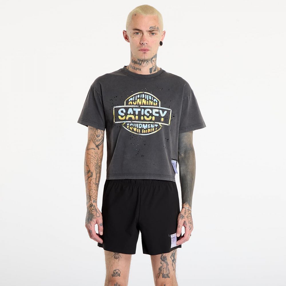 Tričko Satisfy MothTech T-Shirt Aged Black S