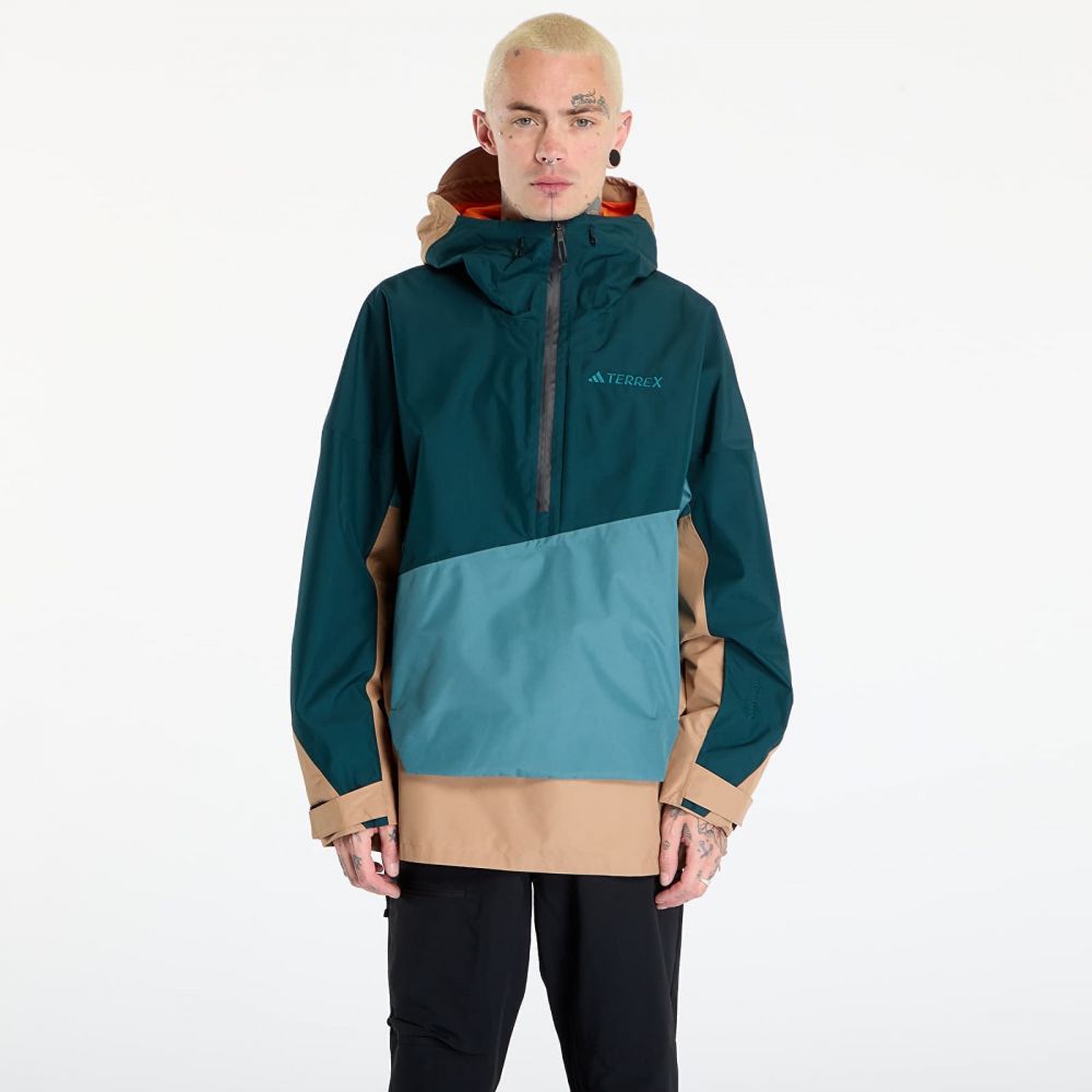 Bunda adidas Terrex Xploric 2 Layer Lined CLIMAPROOF Anorak Preloved Teal XL