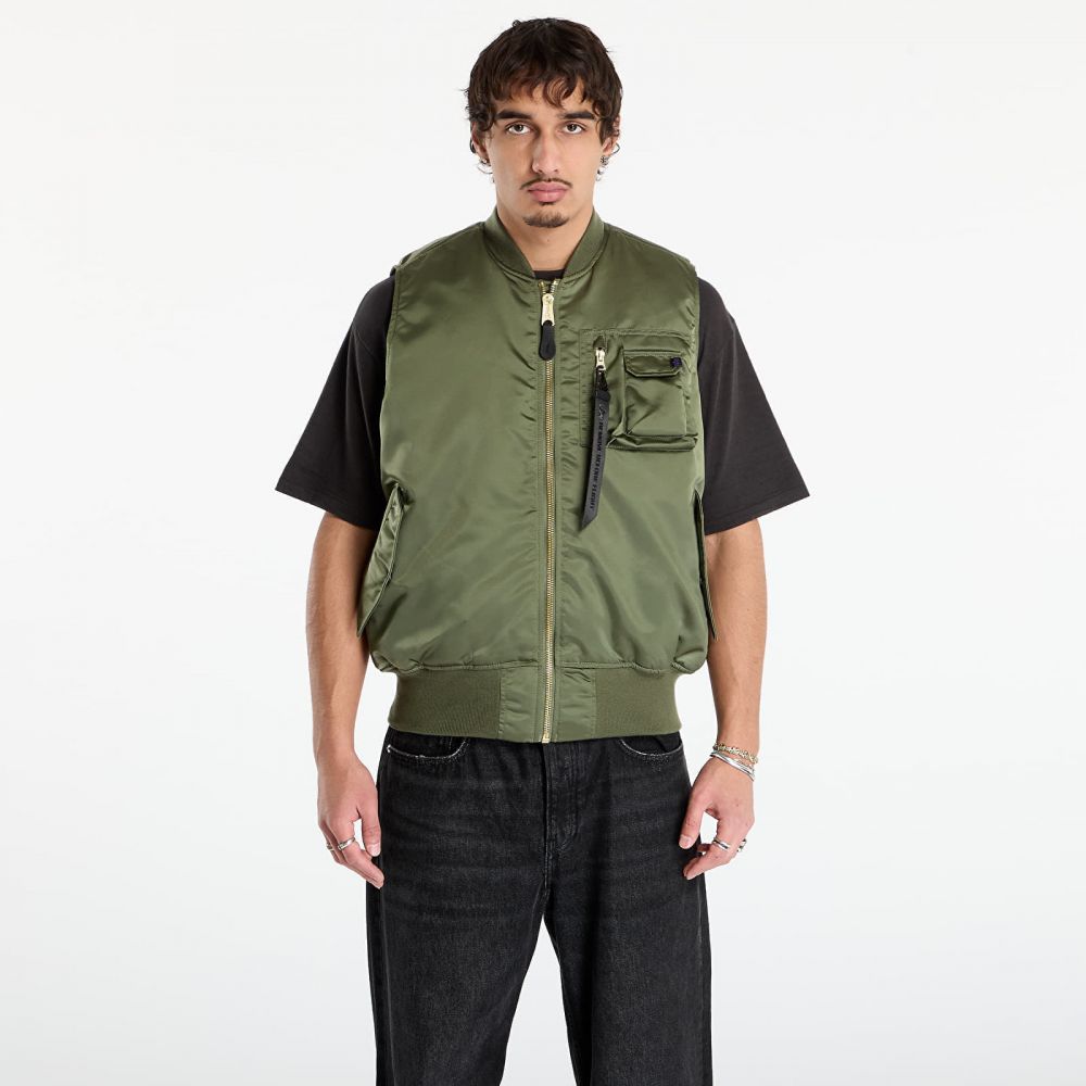 Vesta Alpha Industries MA-1 Base Vest Sage/ Green L