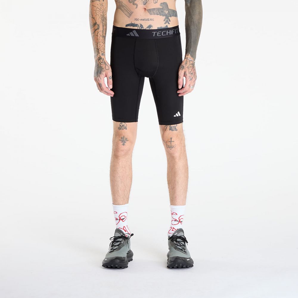 adidas TECHFIT Compression Training Short Tights Black XL