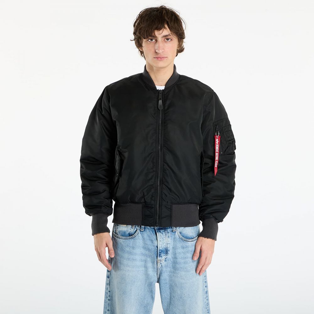 Bunda Alpha Industries MA-1 Distressed Black XXL