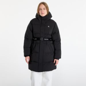 Bunda Calvin Klein Jeans Belted Midweight Coat Black M