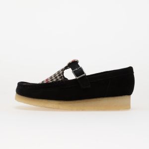 Tenisky Clarks Originals Wallabee T Bar Black Tweed Comb EUR 38