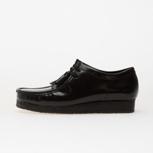 Tenisky Clarks Originals Wallabee Blk HiShine Lea EUR 43