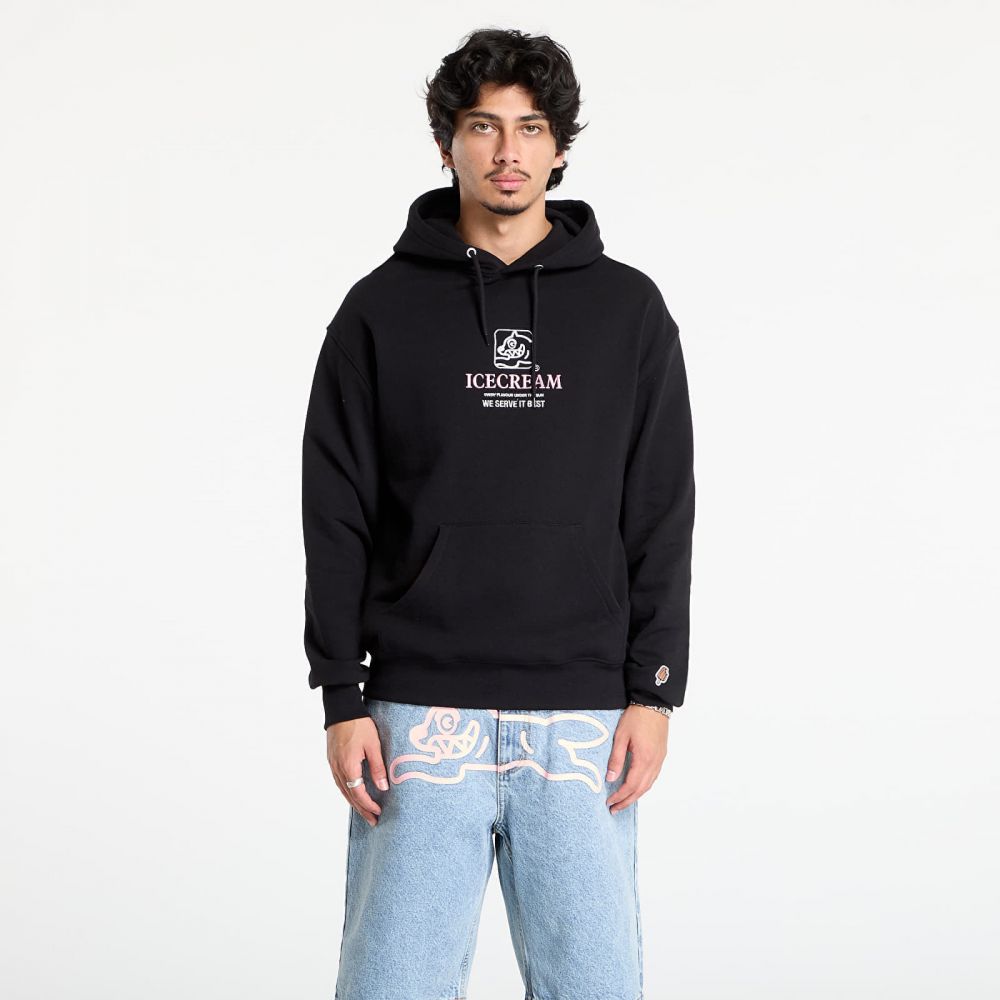 Mikina Billionaire Boys Club Icecream Serve It Best Popover Hood Black S