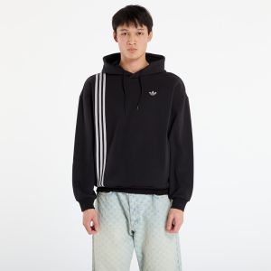 Mikina adidas Front Stripes Hoodie Black M