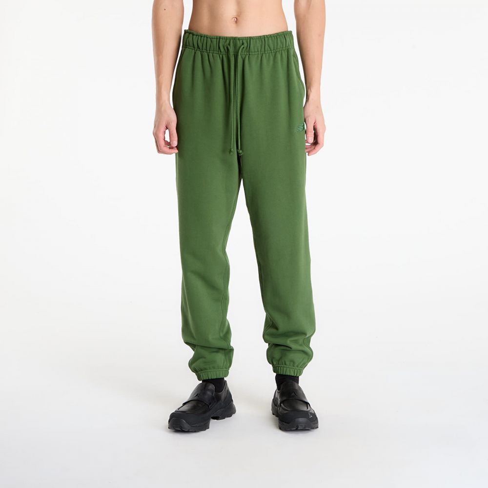 Kalhoty New Balance Athletics French Terry Jogger Dark Alpine Green L