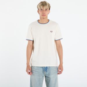 Tričko FRED PERRY Twin Tipped T-Shirt Ecr/ Crtblu/ Oxblo M