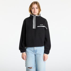 Mikina Columbia Helvetia™ II Cropped Half Snap Fleece Black L