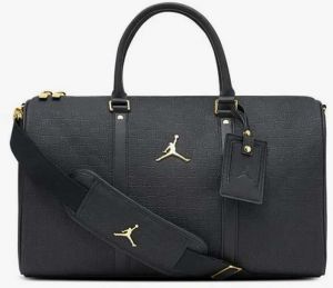 Jordan Jam Monogram Duffle Bag Black/ Gold M