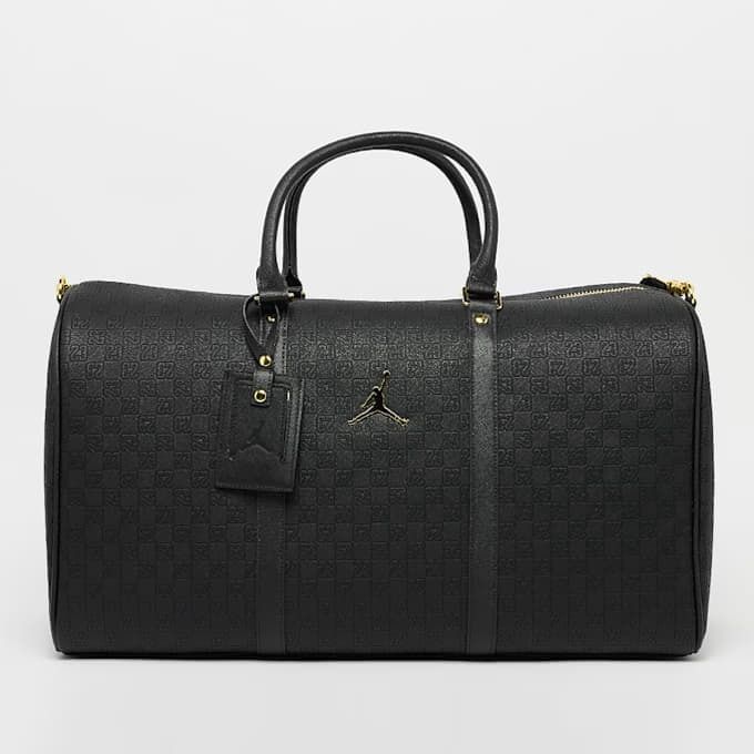 Jordan Jam Monogram Duffle Bag Black/ Gold L