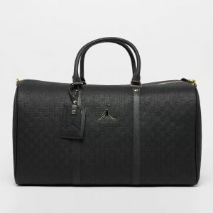 Jordan Jam Monogram Duffle Bag Black/ Gold L