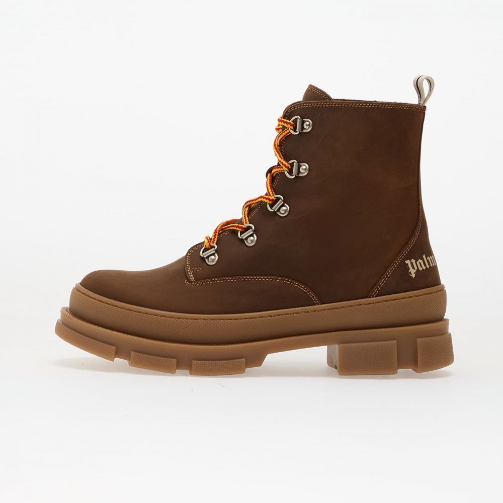 Tenisky Palm Angels Kids Pa Track Ankle Boots Brown/ Off White EUR 37