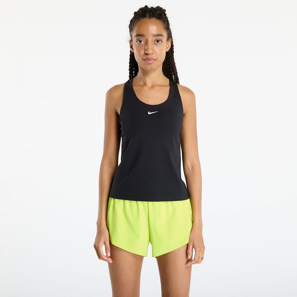 Nike Swoosh Women's Medium-Support Padded Sports Bra Tank Black/ Black/ White M