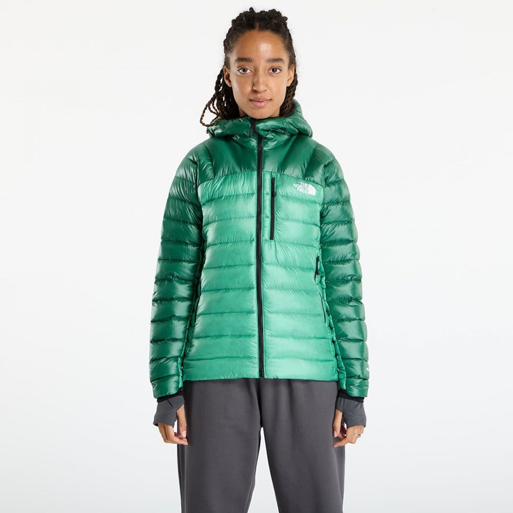 Bunda The North Face Summit Breithorn Hooded Down Jacket Nebula Green/ Evergreen L