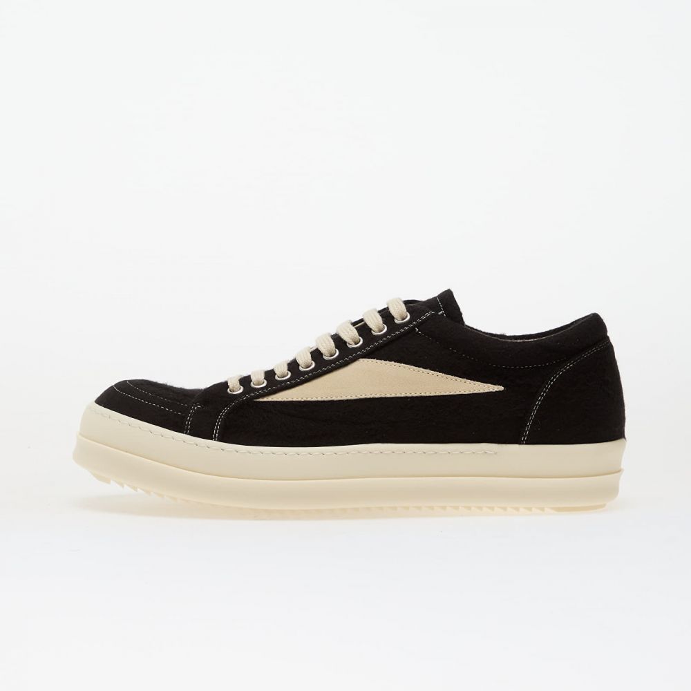 Tenisky Rick Owens Woven Shoes - Vintage Sneaks Black/ Milk/ Milk EUR 44