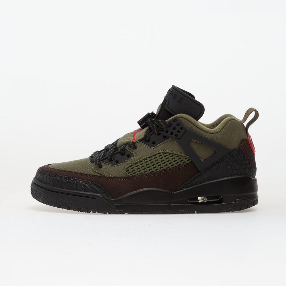 Tenisky Jordan Spizike Low Medium Olive/ University Red-Black EUR 44