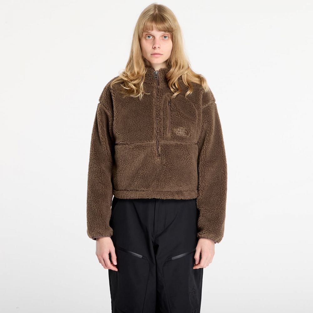 Mikina The North Face W Extreme Pile 2 Pullover Smokey Brown S