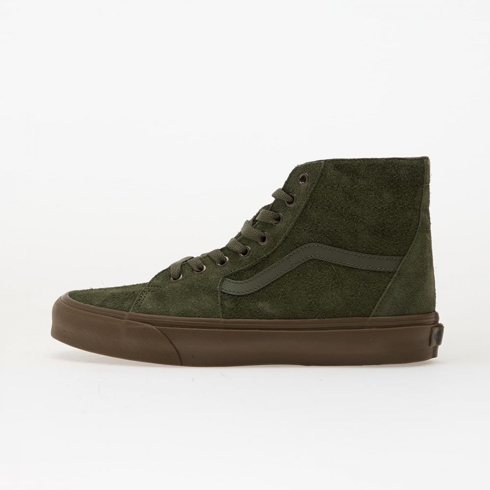 Tenisky Vans SK8-Hi Tapered Hairy Suede Olive/ Gum EUR 42.5