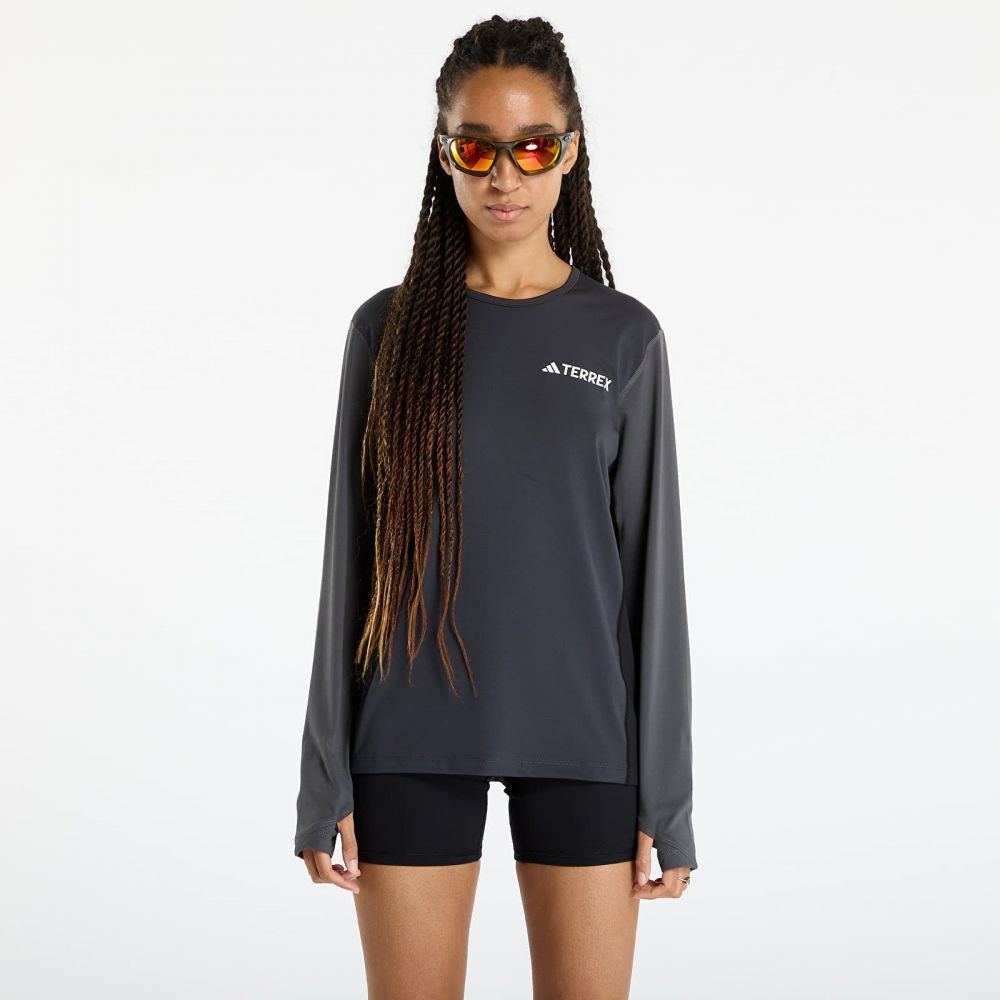 Tričko adidas Terrex Multi Synthetic Base Layer Long Sleeve Carbon M