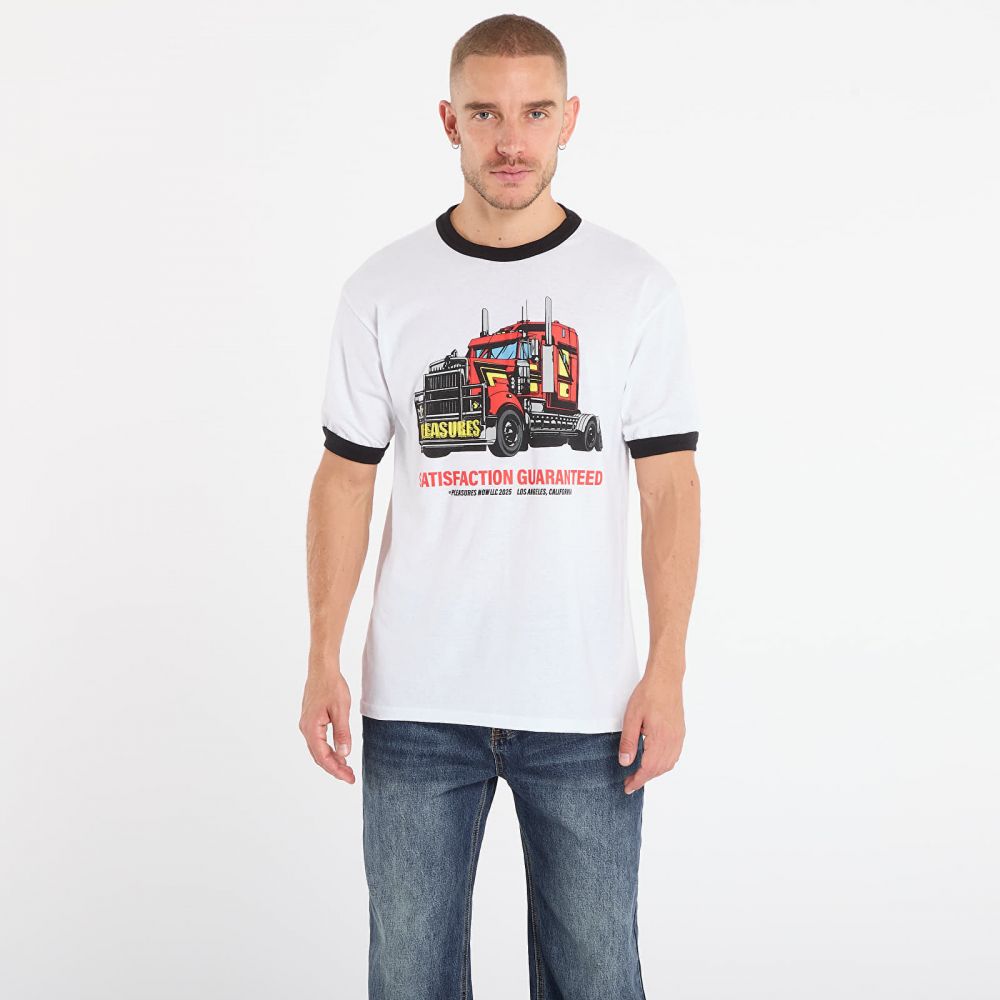 Tričko PLEASURES Big Load Ringer T-Shirt White XL