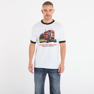 Tričko PLEASURES Big Load Ringer T-Shirt White XL