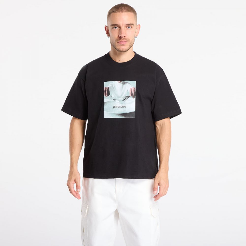 Tričko PLEASURES Breakfast T-Shirt Black M