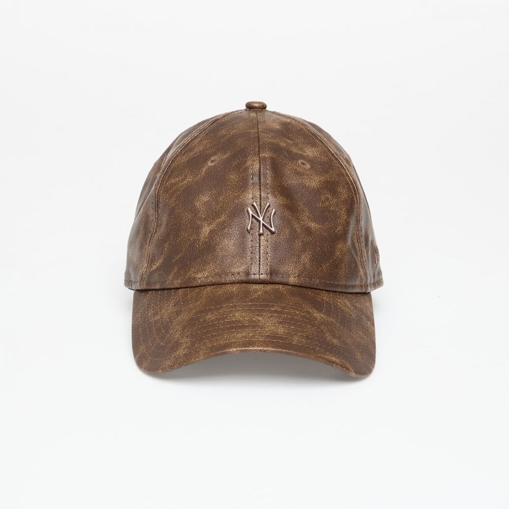 Šiltovka New Era New York Yankees Womens MLB Worn PU 9TWENTY Adjustable Cap Dark Brown Universal