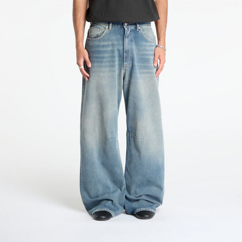 Džínsy MM6 Maison Margiela Pants 5 Pockets Medium Blue 34