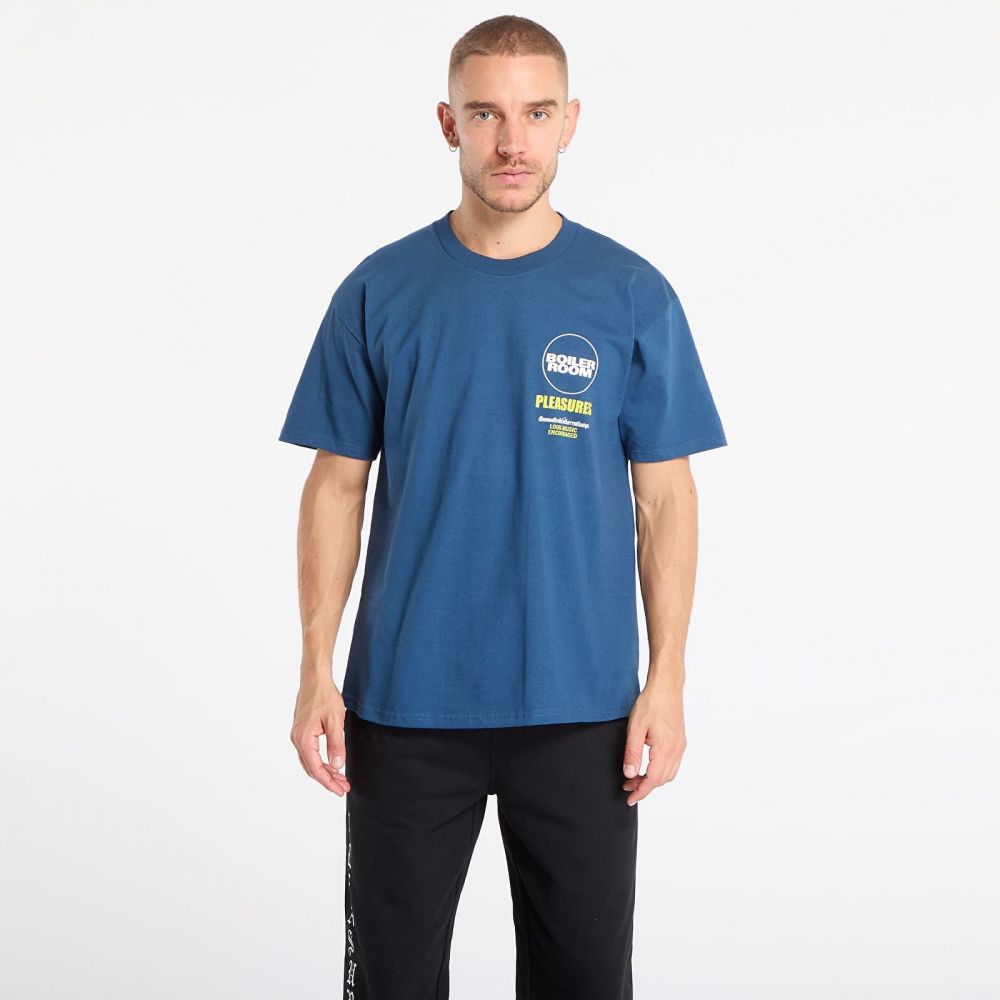 Tričko PLEASURES Turntable T-Shirt Blue M