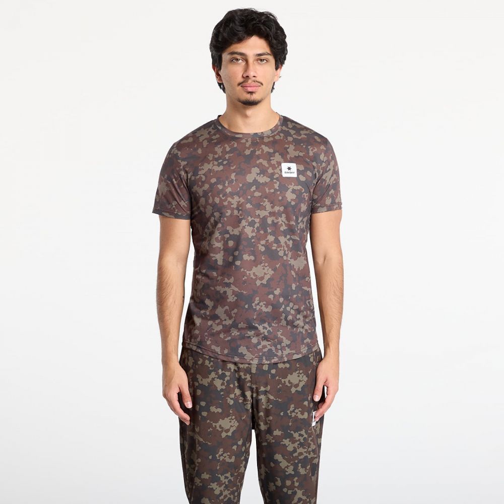 Tričko SAYSKY Camo Combat T-Shirt Brown AOP L