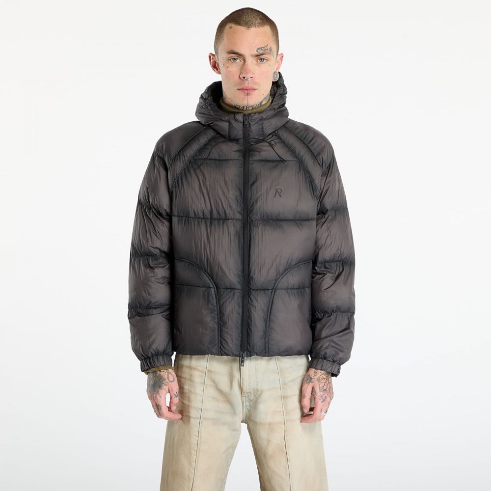 Bunda REPRESENT Translucent Hooded Puffer Washed Black L
