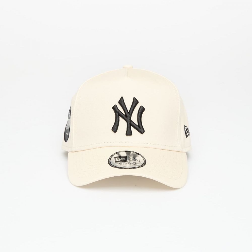 Šiltovka New Era New York Yankees MLB Sidepatch 9FORTY E-Frame Adjustable Cap Light Beige Universal