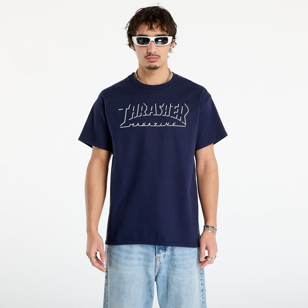 Tričko Thrasher Shadow Mag Logo T-Shirt Navy XL