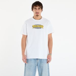 Tričko Thrasher Checkered Oval T-Shirt White M