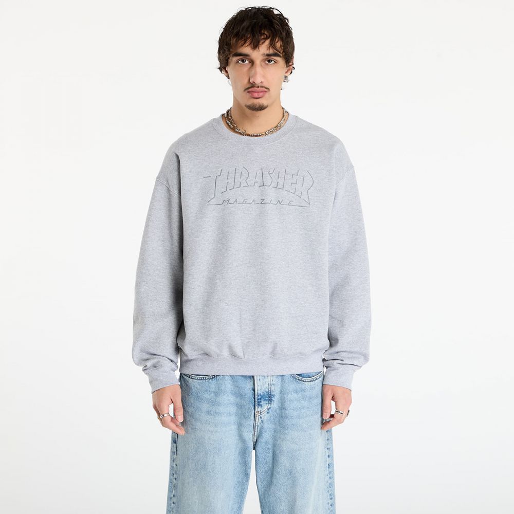 Mikina Thrasher Shadow Mag Logo Crewneck Sport Grey XL
