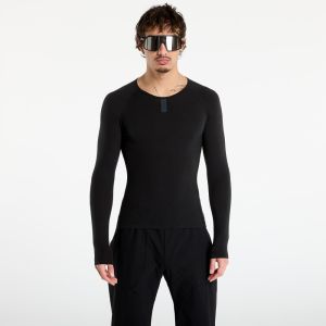 Tričko Rapha Men's Long Sleeve Merino Base Layer Black S