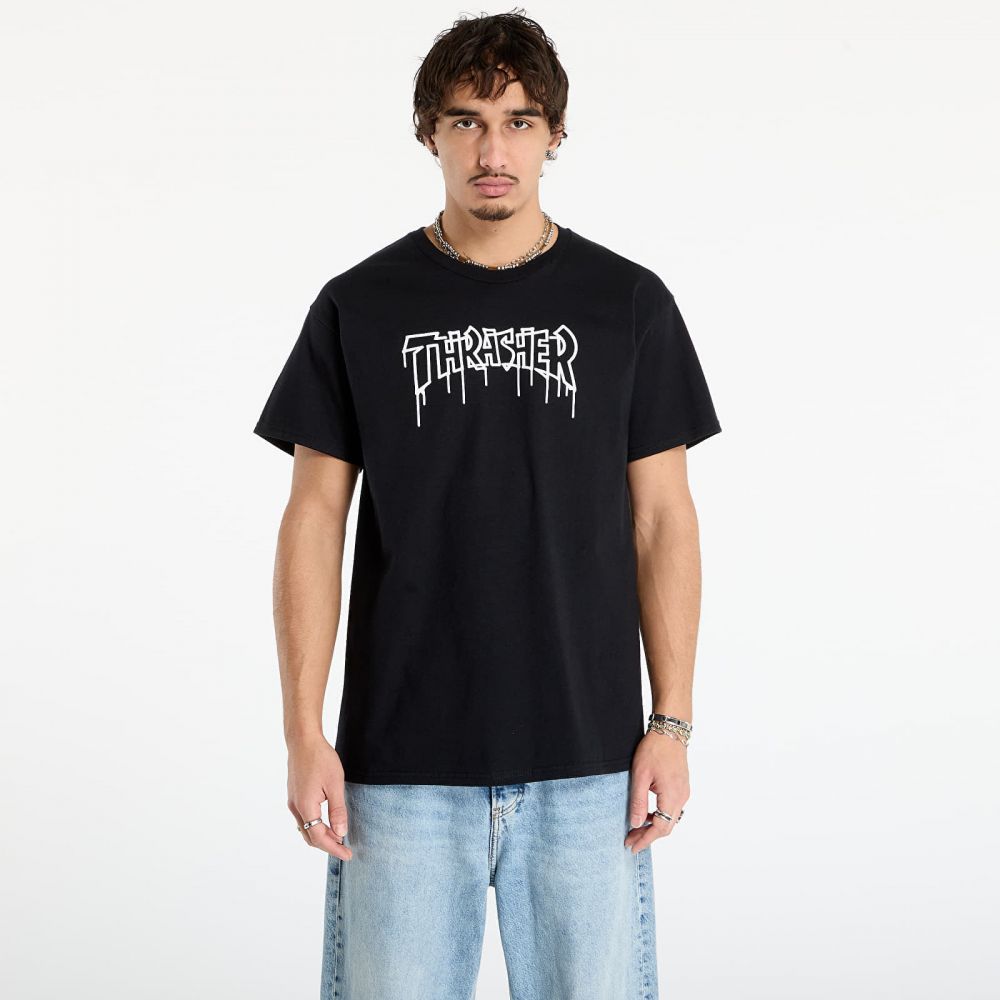 Tričko Thrasher One-liner T-Shirt Black M